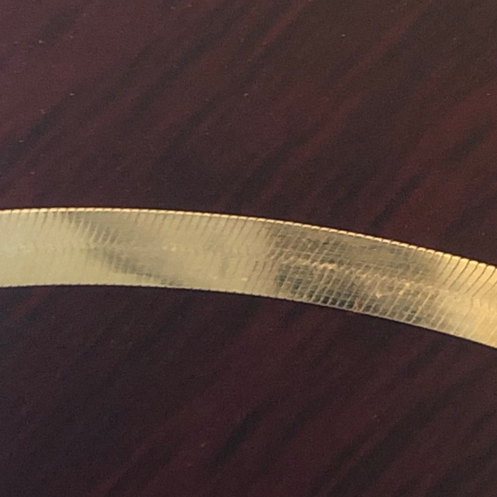 Unisex herringbone 14k necklace - Picture 10 of 16